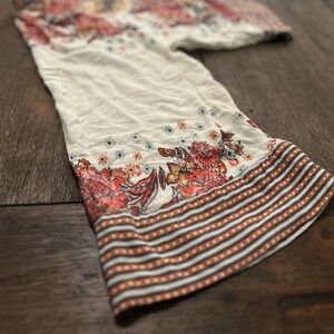 Free People Lightweight Cropped Bell Sleeve Top